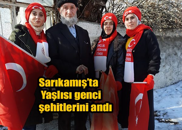 Sarikamis ‘ta  sehitlerimiz 107.yilinda  anildi