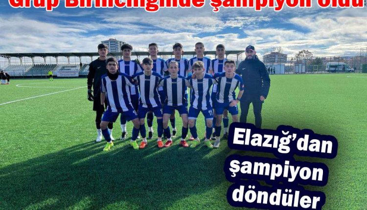 Elazig’dan sampiyon döndüler